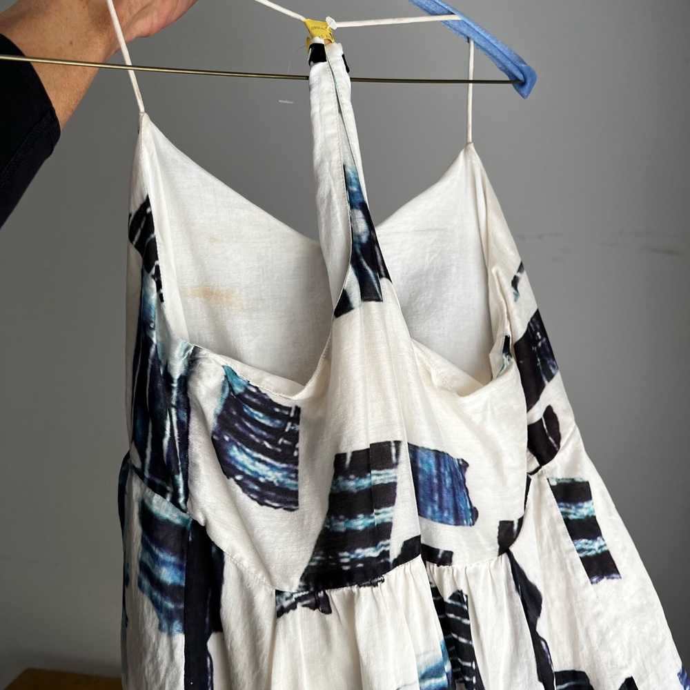 Tibi Cross Back Patterned Tank With Optional Matc… - image 4